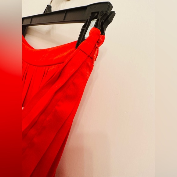 Banana Republic Red Pleated Skirt - Picture 5 of 5